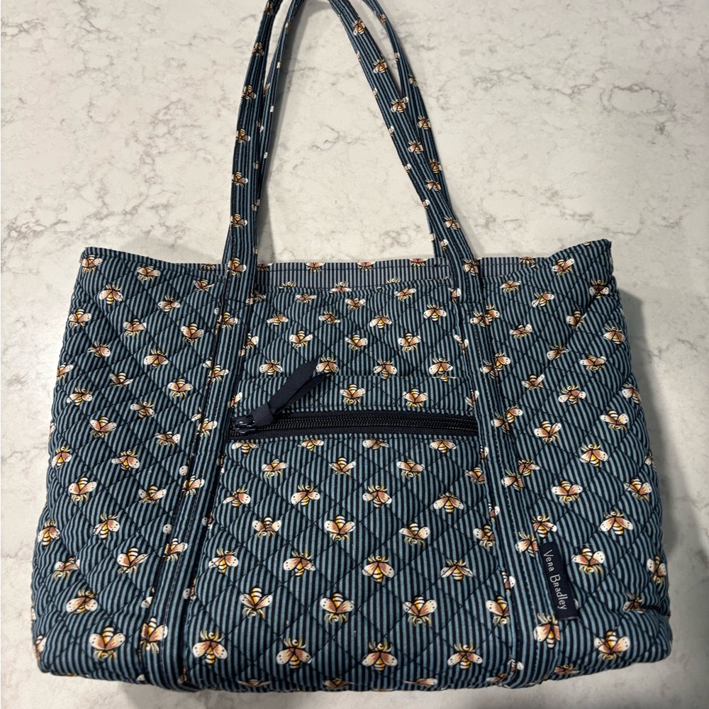 Vera Bradley Navy Bees Tote